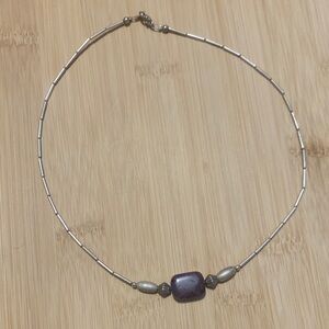 Amethyst Necklace unisex